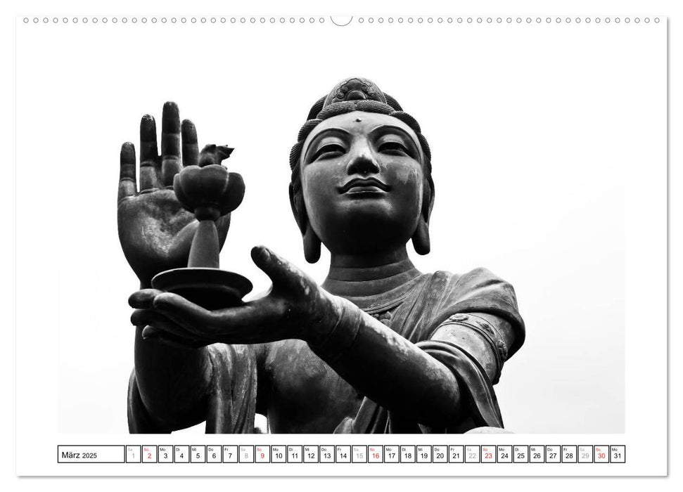 Hongkong - Tian Tan Buddha (CALVENDO Wandkalender 2025)