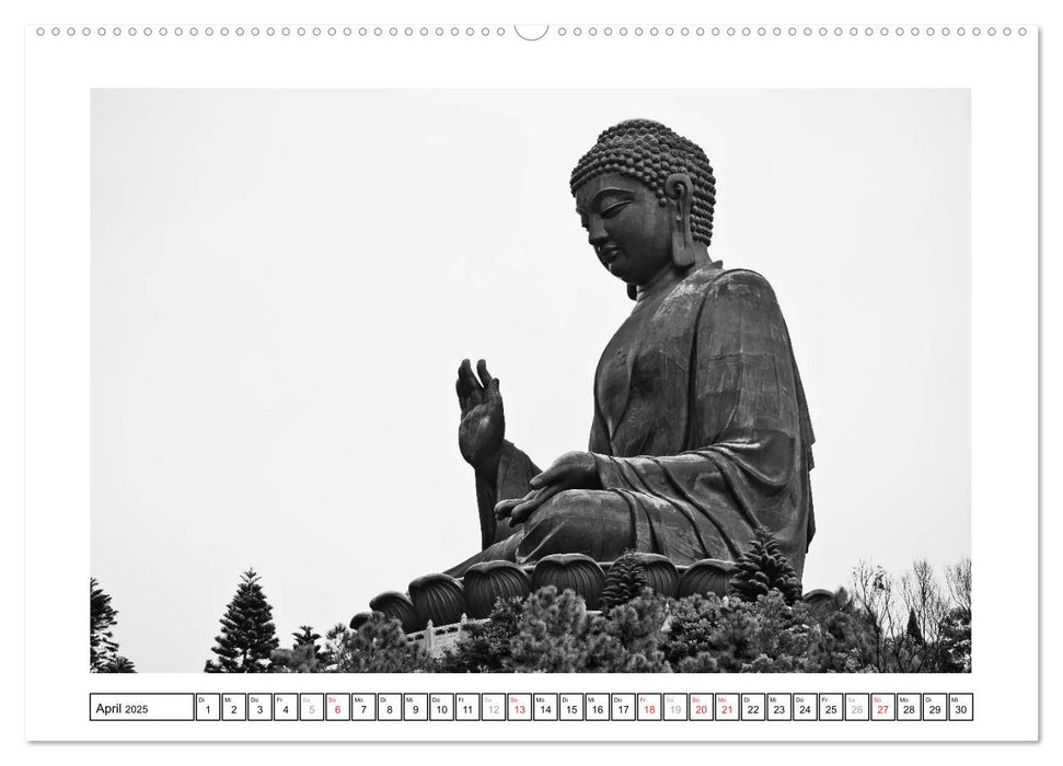 Hongkong - Tian Tan Buddha (CALVENDO Wandkalender 2025)