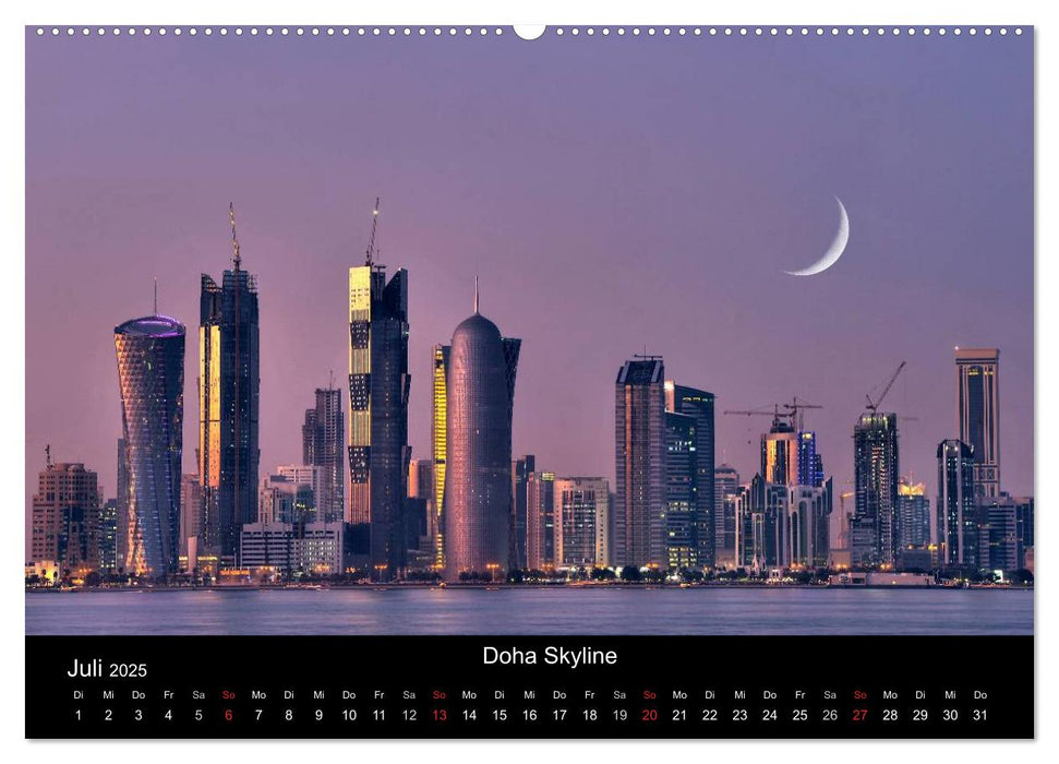 Katar - Land zwischen Tradition und Moderne (CALVENDO Premium Wandkalender 2025)