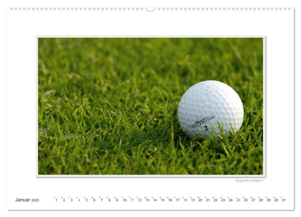 Emotionale Momente: Golfsport. (CALVENDO Premium Wandkalender 2025)