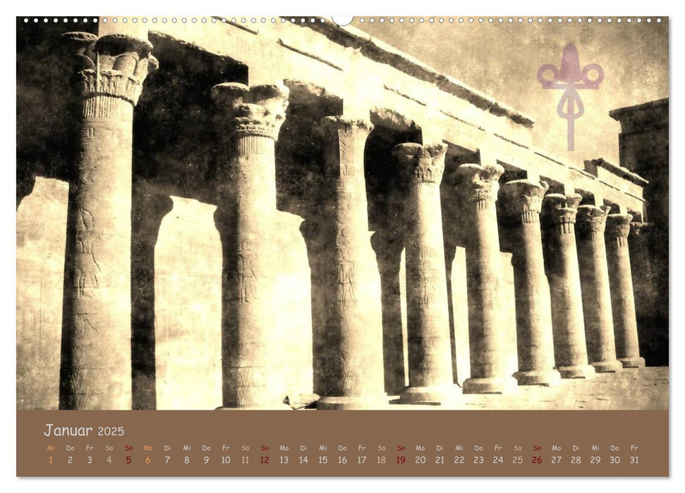 Ägypten Nostalgie & Antike 2025 AT Version (CALVENDO Premium Wandkalender 2025)