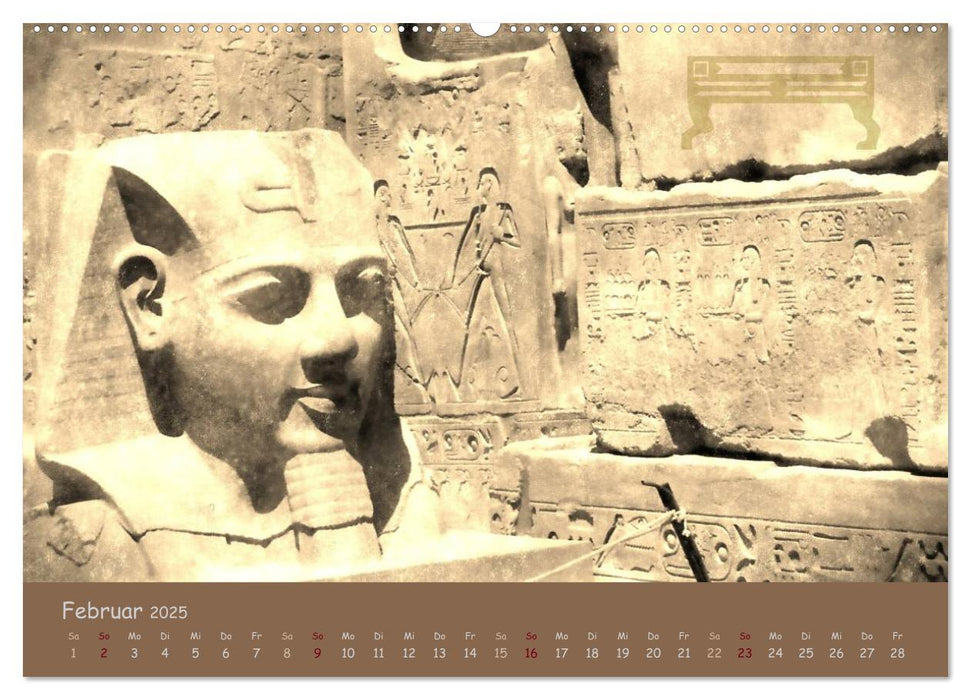 Ägypten Nostalgie & Antike 2025 AT Version (CALVENDO Premium Wandkalender 2025)