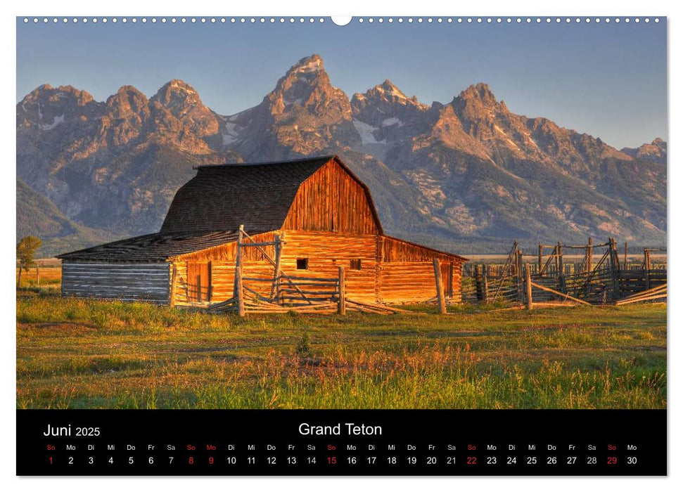 USA - Der Wilde Westen (CALVENDO Premium Wandkalender 2025)