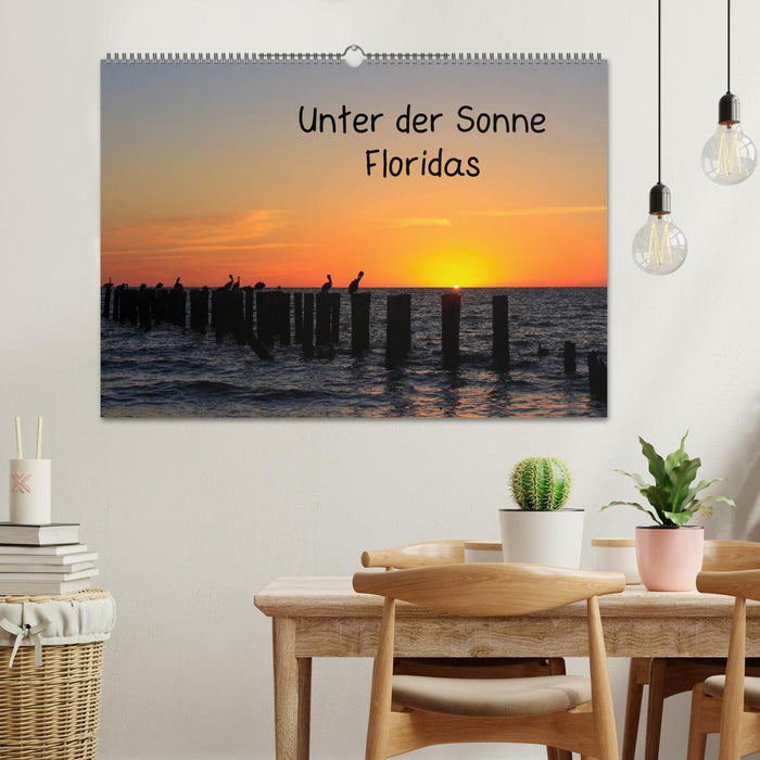 Unter der Sonne Floridas (CALVENDO Wandkalender 2025)