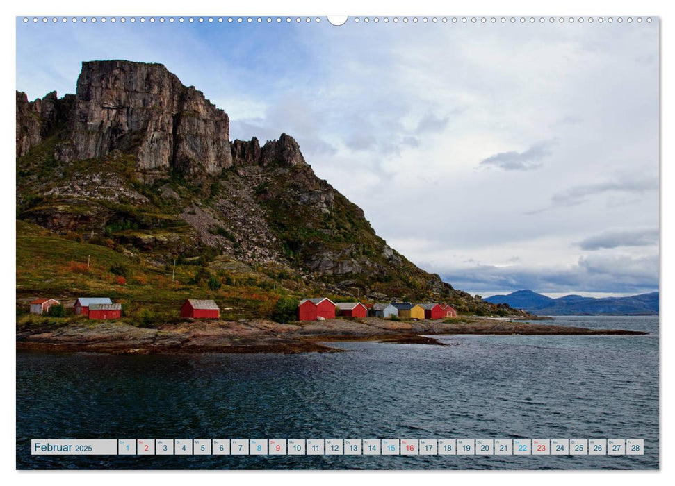 Norwegen - Hurtigruten (CALVENDO Premium Wandkalender 2025)