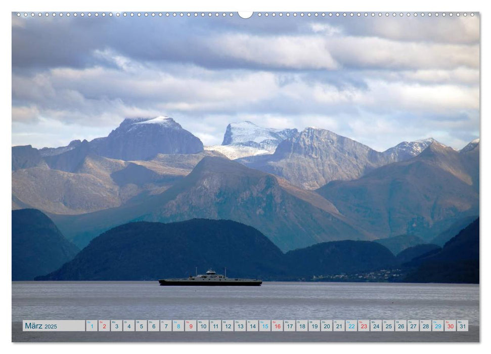 Norwegen - Hurtigruten (CALVENDO Premium Wandkalender 2025)