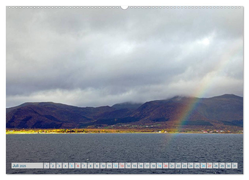 Norwegen - Hurtigruten (CALVENDO Premium Wandkalender 2025)