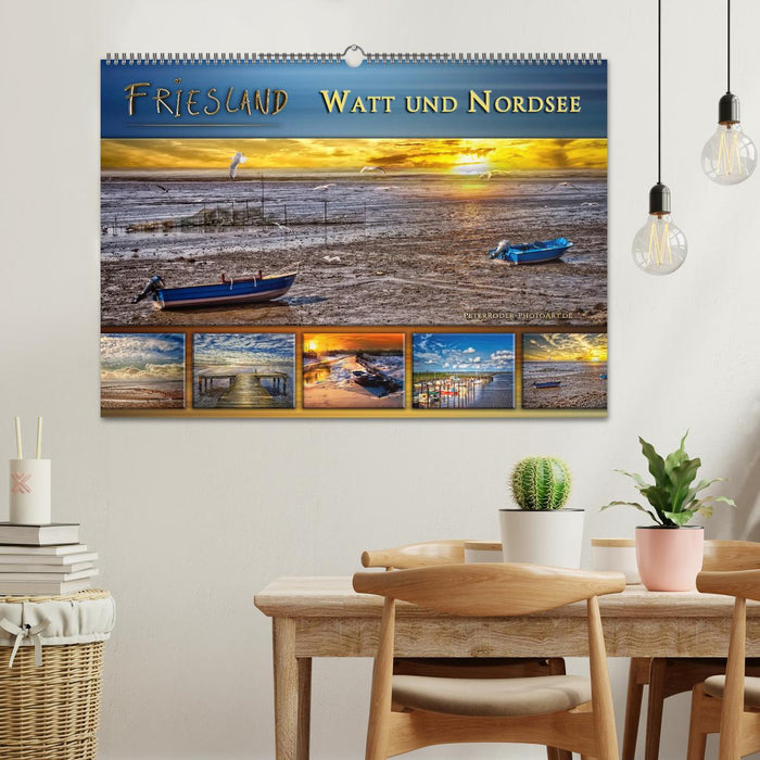 Friesland - Watt und Nordsee (CALVENDO Wandkalender 2025)