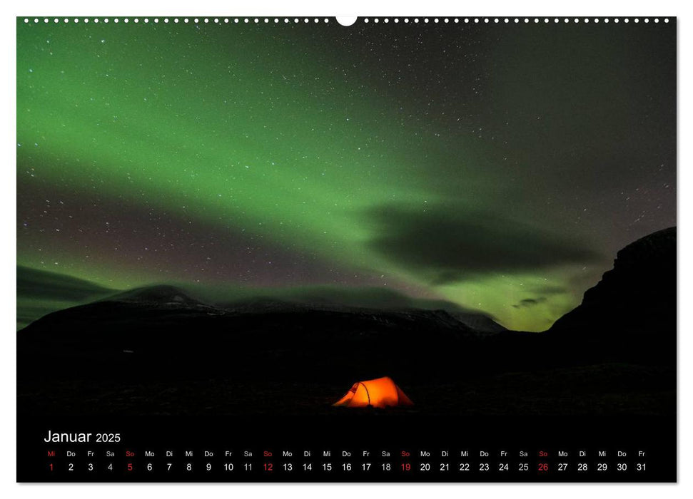 Nordlichter (CALVENDO Premium Wandkalender 2025)