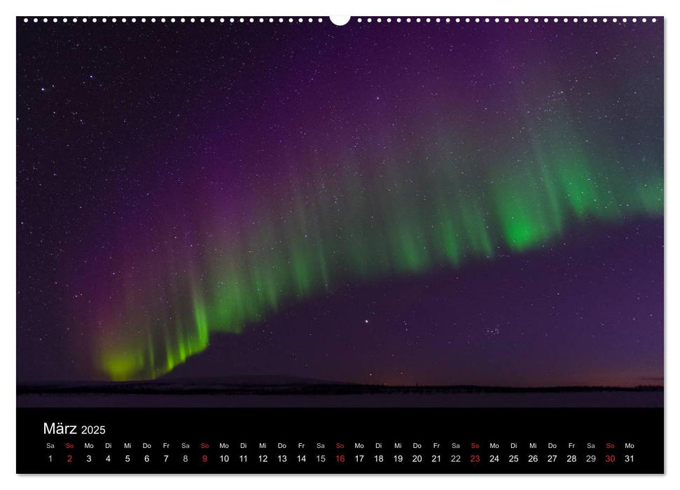 Nordlichter (CALVENDO Premium Wandkalender 2025)