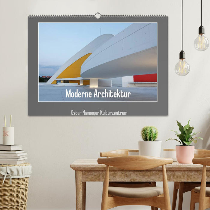 Moderne Architektur - Oscar Niemeyer Kulturzentrum (CALVENDO Wandkalender 2025)