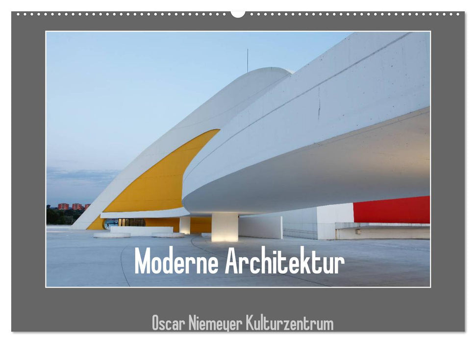 Moderne Architektur - Oscar Niemeyer Kulturzentrum (CALVENDO Wandkalender 2025)