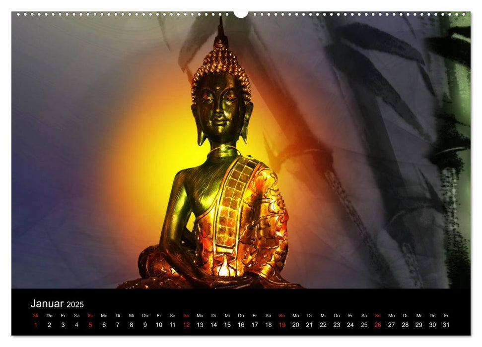 Buddha (CALVENDO Wandkalender 2025)