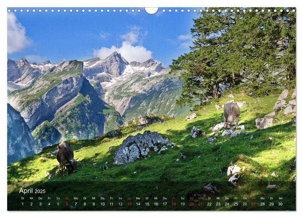 Traumhafte Bergwelten (CALVENDO Wandkalender 2025)