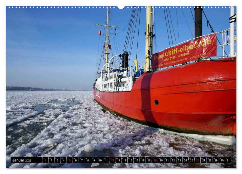 Feuerschiffe (CALVENDO Premium Wandkalender 2025)