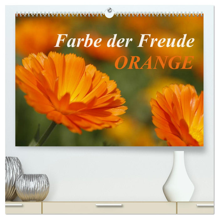 ORANGE – Farbe der Freude (CALVENDO Premium Wandkalender 2025)