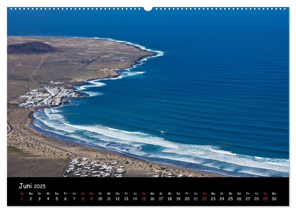 Lanzarote - Insel der Vulkane (CALVENDO Wandkalender 2025)