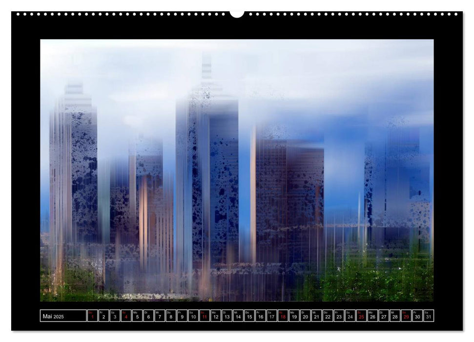 Digital-Art URBAN VIEWS (CALVENDO Premium Wandkalender 2025)