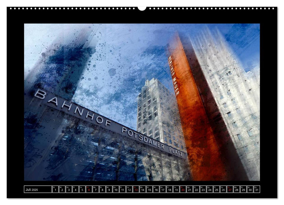 Digital-Art URBAN VIEWS (CALVENDO Premium Wandkalender 2025)