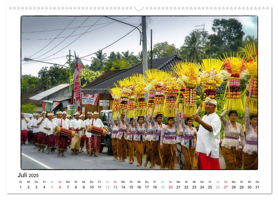 Bali Insel der Götter und Dämonen (CALVENDO Premium Wandkalender 2025)