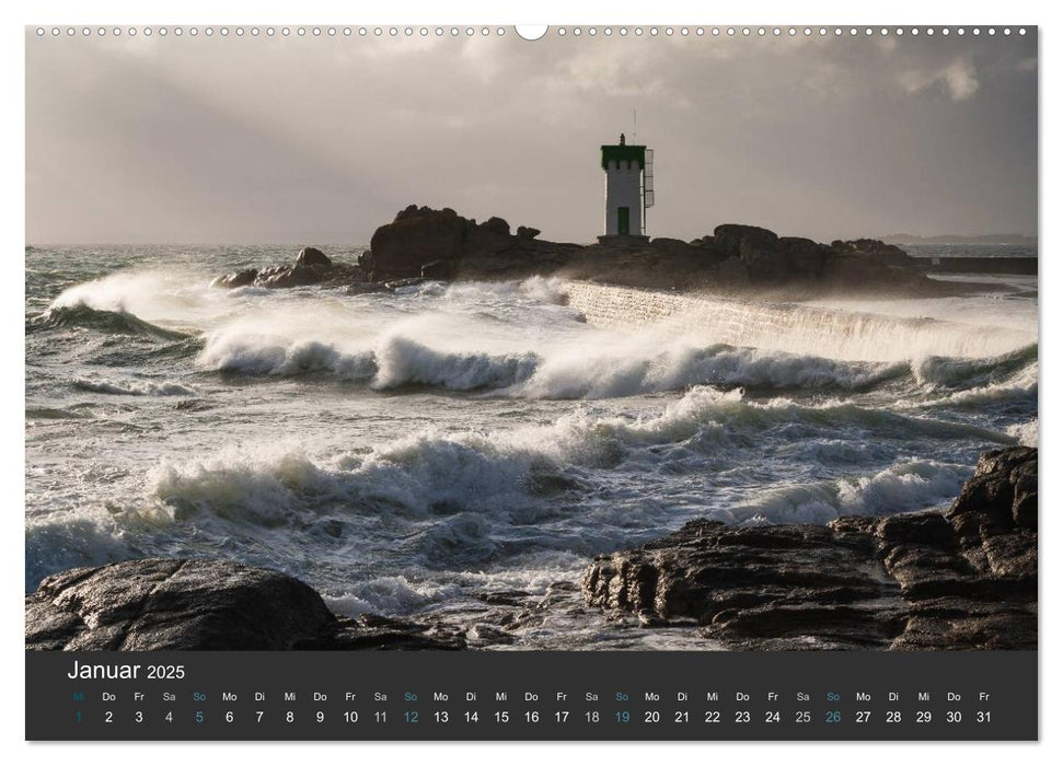 Bretagne - Land am Meer (CALVENDO Premium Wandkalender 2025)