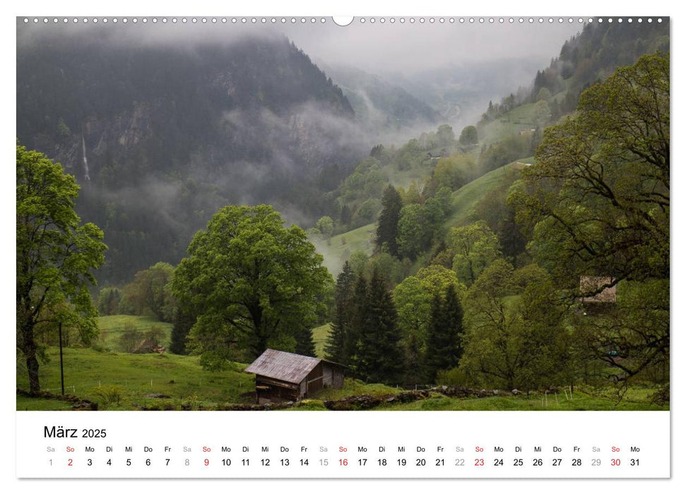 Berner Oberland (CALVENDO Premium Wandkalender 2025)