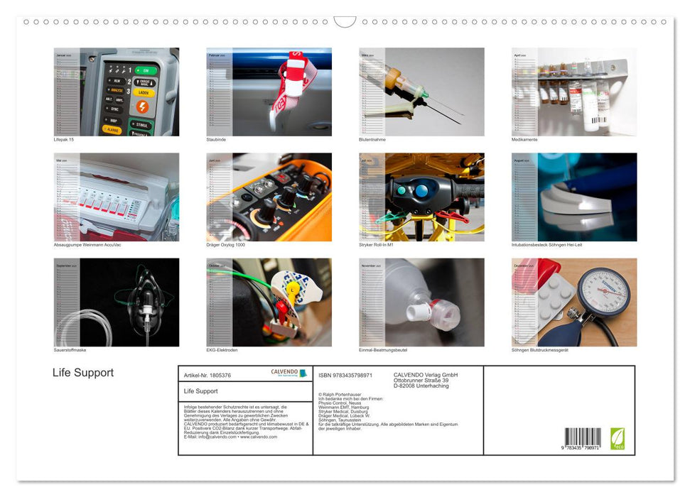 Life Support (CALVENDO Wandkalender 2025)