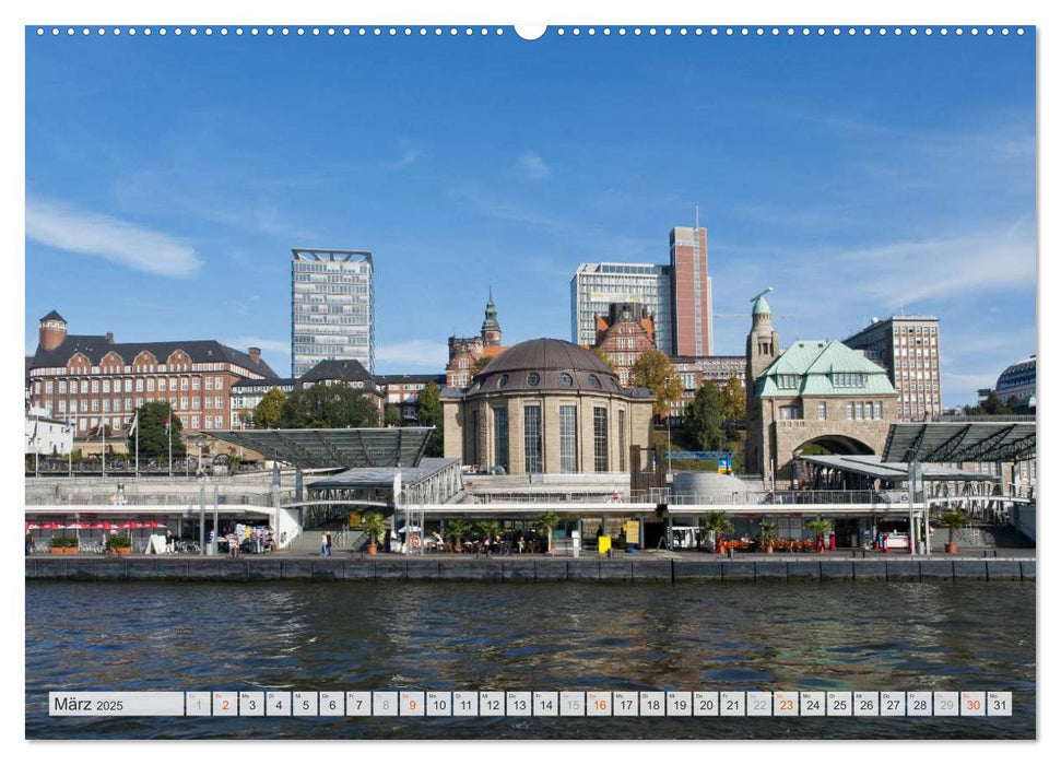 Hamburger Hafen (CALVENDO Premium Wandkalender 2025)