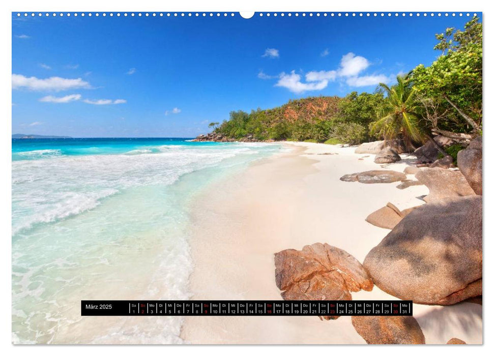 Seychellen (CALVENDO Premium Wandkalender 2025)