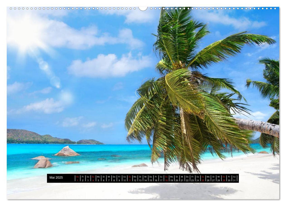 Seychellen (CALVENDO Premium Wandkalender 2025)