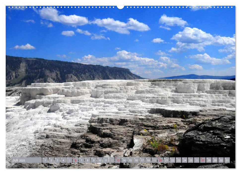 Der Yellowstone Nationalpark (CALVENDO Premium Wandkalender 2025)