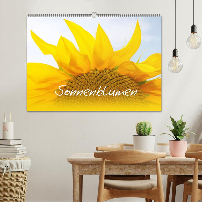 Sonnenblumen - die Blumen der Lebensfreude (CALVENDO Wandkalender 2025)