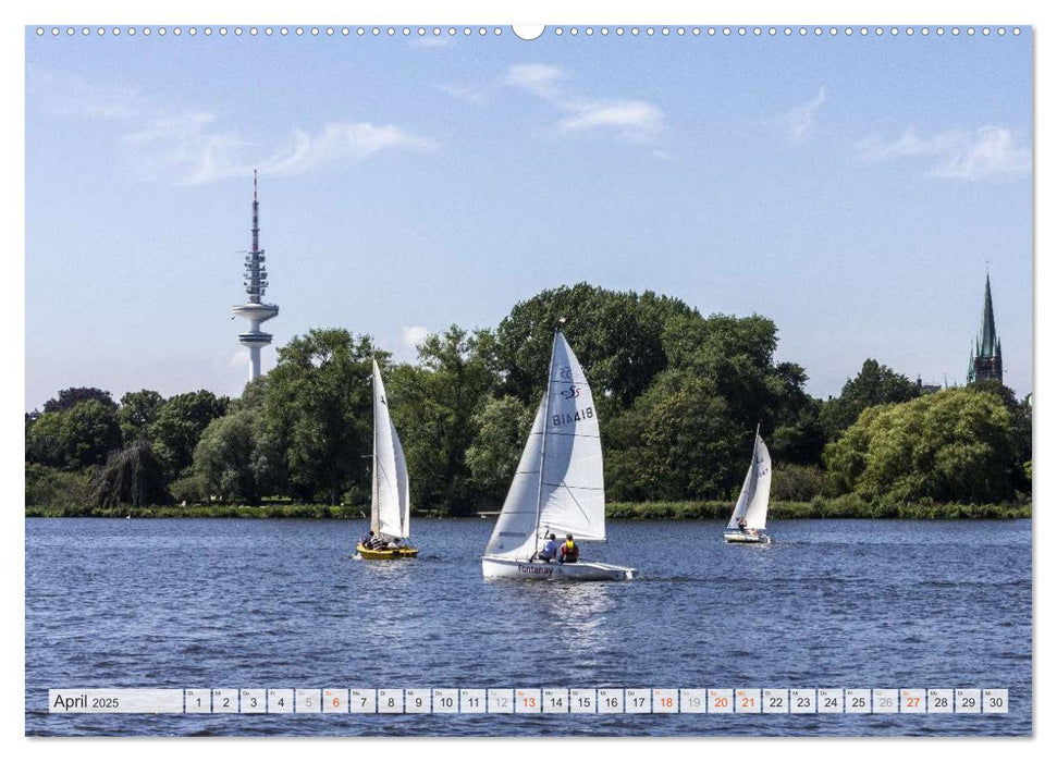 Hansestadt Hamburg (CALVENDO Premium Wandkalender 2025)