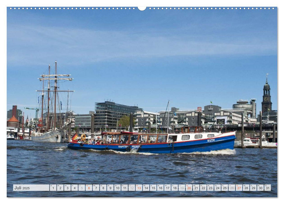 Hansestadt Hamburg (CALVENDO Premium Wandkalender 2025)