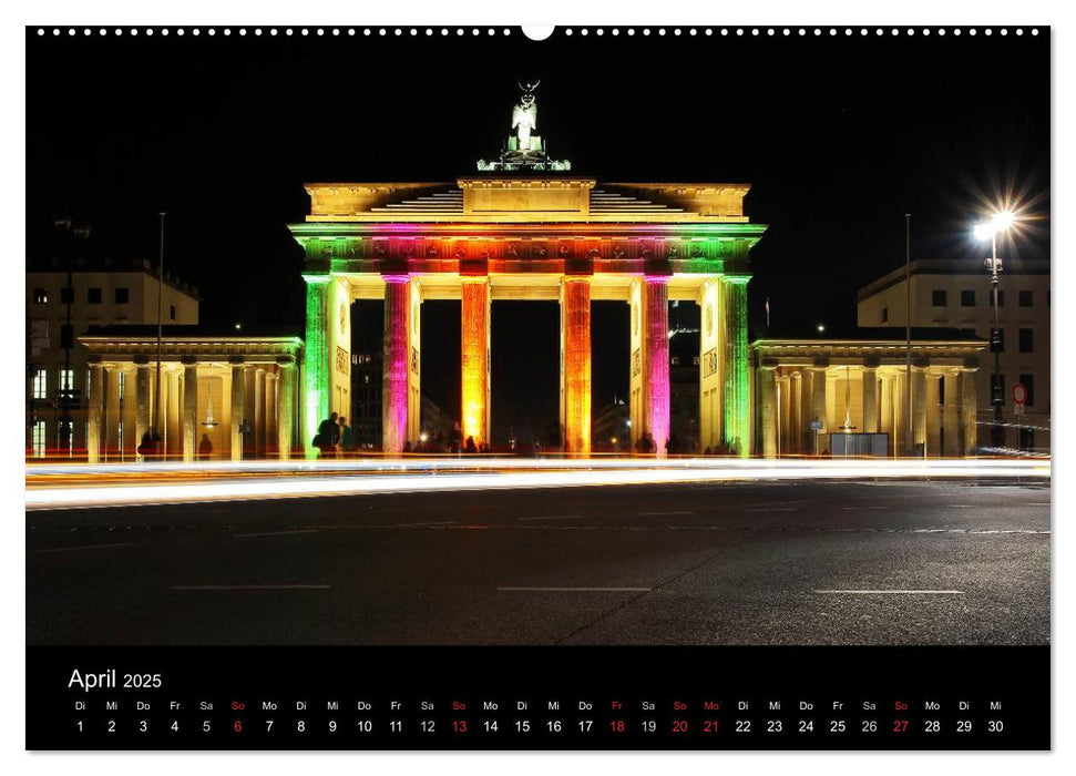 Berliner Nächte (CALVENDO Premium Wandkalender 2025)