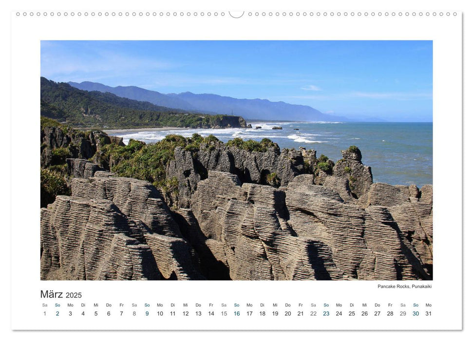 Neuseeland - unterwegs im Land der Kiwis (CALVENDO Premium Wandkalender 2025)