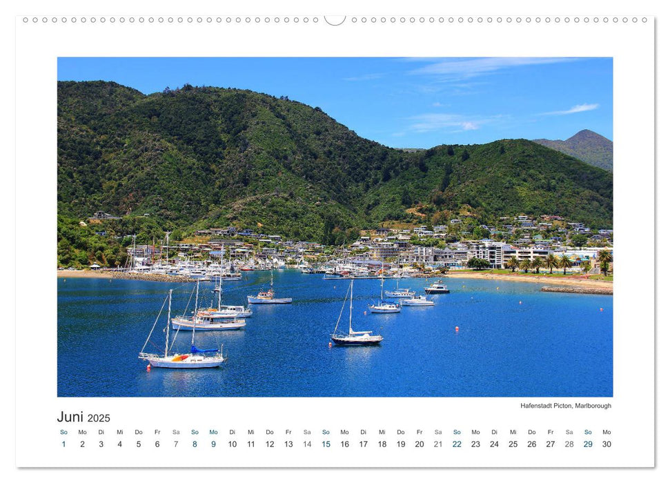 Neuseeland - unterwegs im Land der Kiwis (CALVENDO Premium Wandkalender 2025)