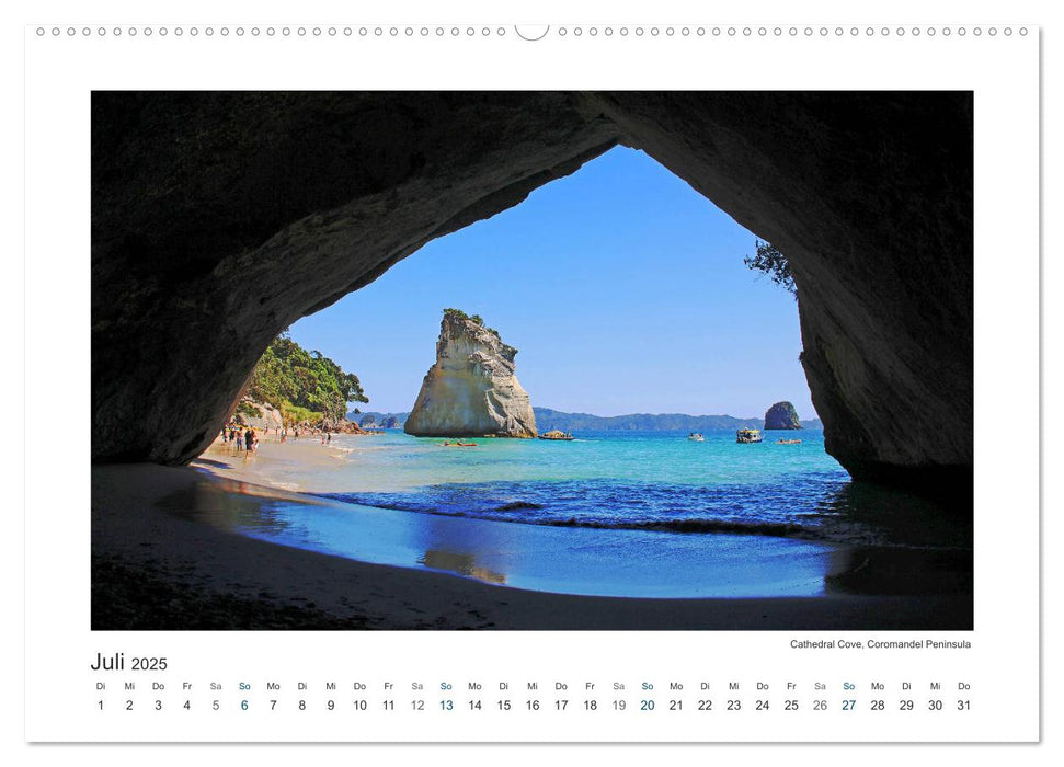 Neuseeland - unterwegs im Land der Kiwis (CALVENDO Premium Wandkalender 2025)