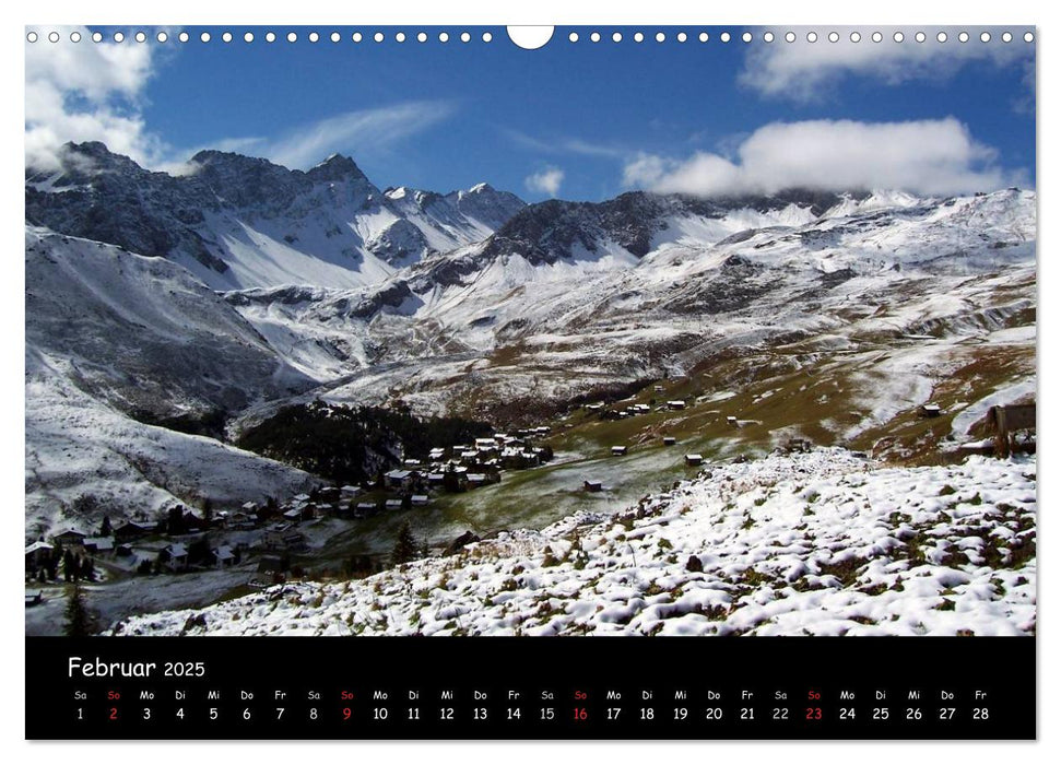 Schweiz - Berglandschaften (CALVENDO Wandkalender 2025)