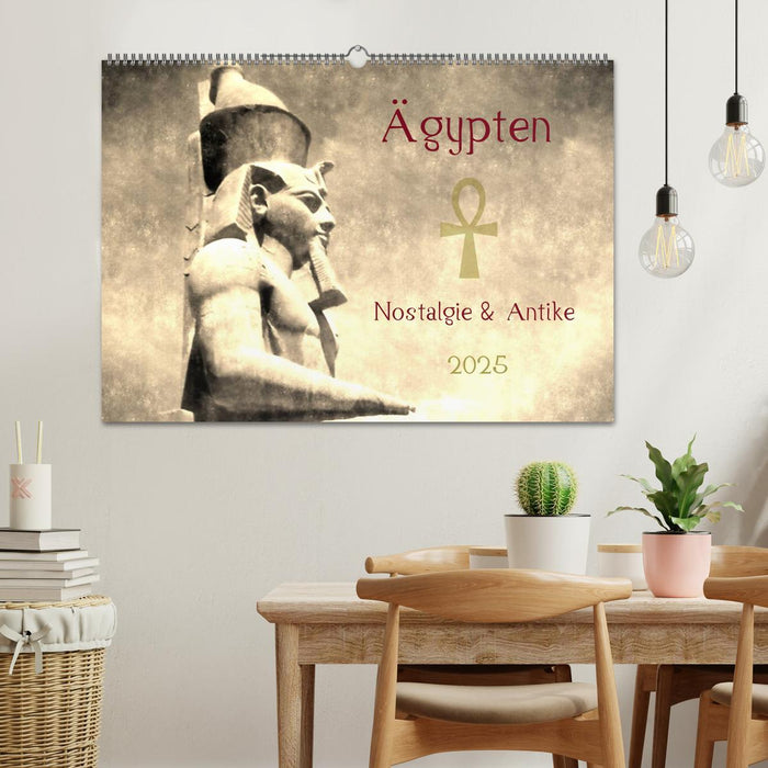 Ägypten Nostalgie & Antike 2025 AT Version (CALVENDO Wandkalender 2025)