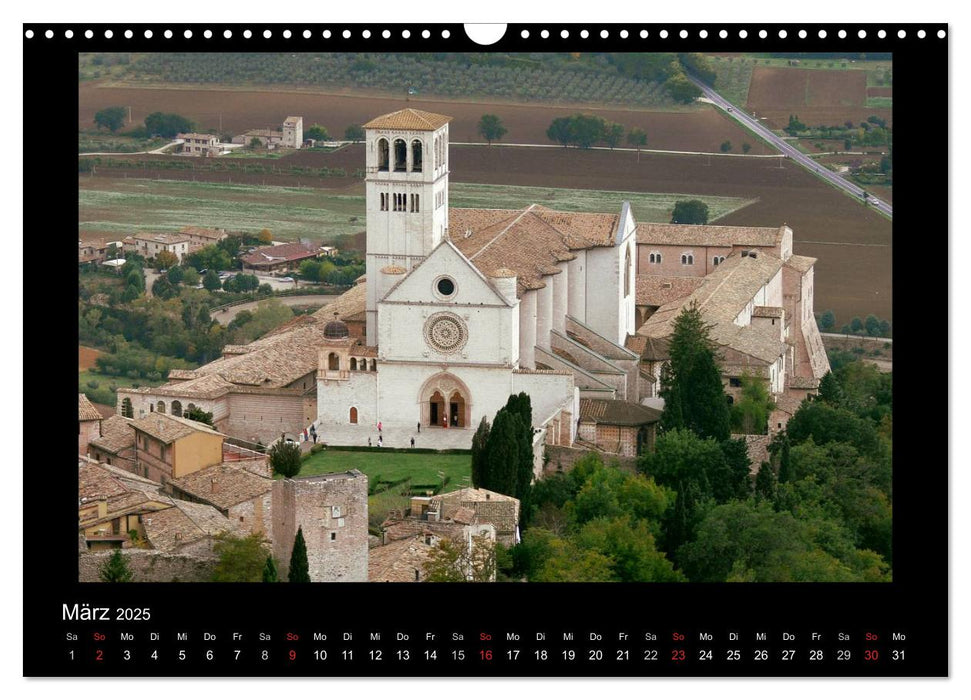 Auf den Spuren des Hl. Franziskus (CALVENDO Wandkalender 2025)