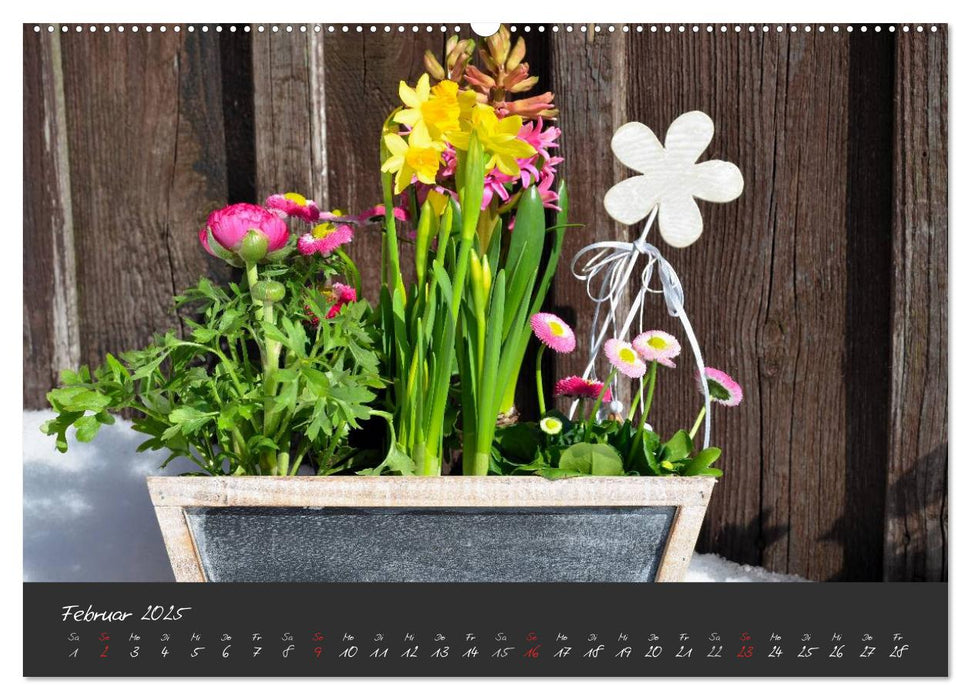 Romantische Gartenimpressionen (CALVENDO Premium Wandkalender 2025)
