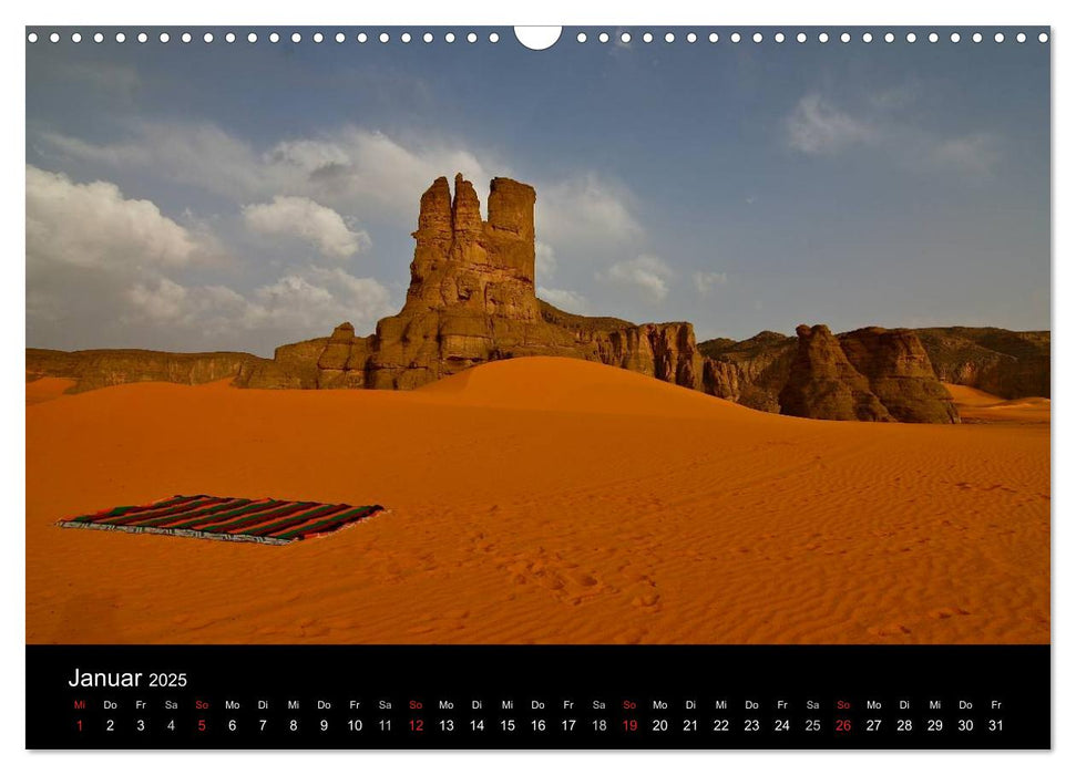 Sahara - Südalgerien (CALVENDO Wandkalender 2025)