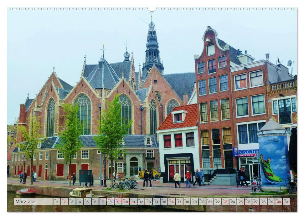 Amsterdam (CALVENDO Premium Wandkalender 2025)