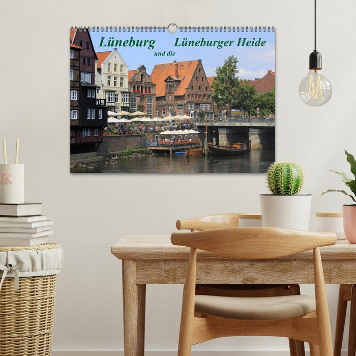 Lüneburg und die Lüneburger Heide (CALVENDO Wandkalender 2025)