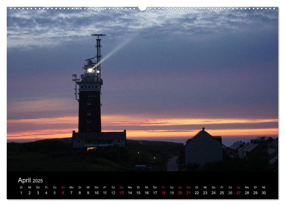 Abend in Helgoland (CALVENDO Premium Wandkalender 2025)