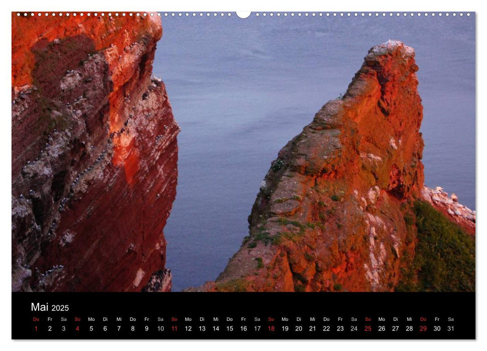 Abend in Helgoland (CALVENDO Premium Wandkalender 2025)