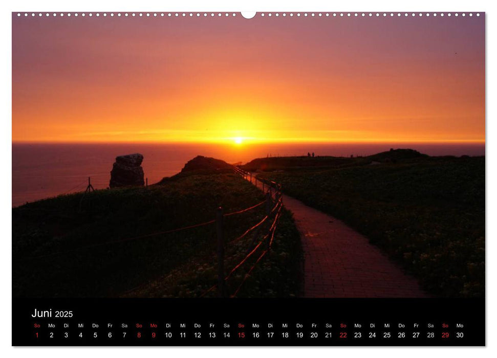 Abend in Helgoland (CALVENDO Premium Wandkalender 2025)