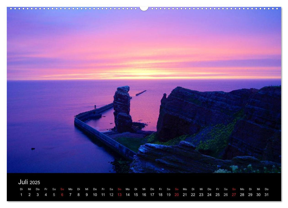 Abend in Helgoland (CALVENDO Premium Wandkalender 2025)