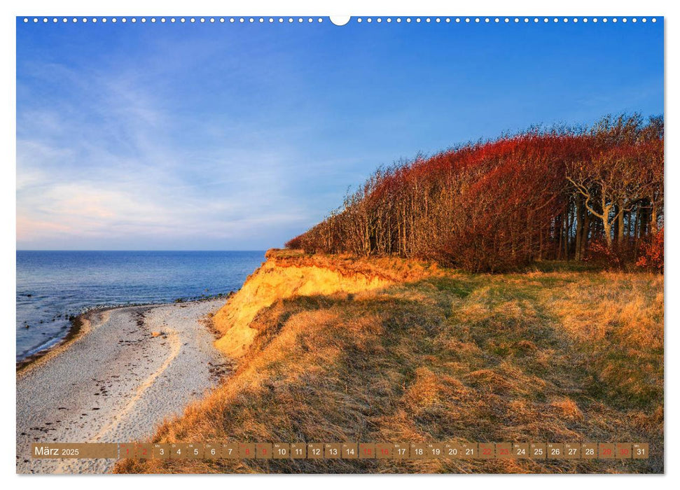 Vom Gebirge bis zum Meer, Alpen/Erzgebirge - Mitteldeutschland - Küste (CALVENDO Wandkalender 2025)